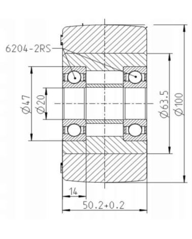 100x50/50-20 Koło Noblelift 532298510004