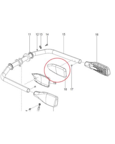 Poduszka Osłony Operatora RH BT Toyota 7532861