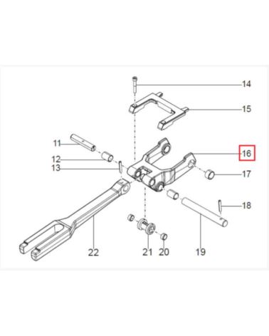 Widelec Rolki Nośnej BT Toyota 7522959 7592114