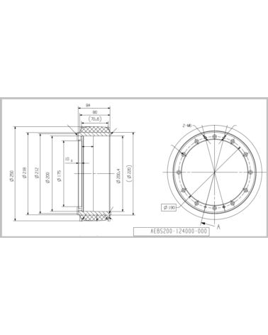 250x80/82-175 Koło Hangcha AEBSF200-124000-000