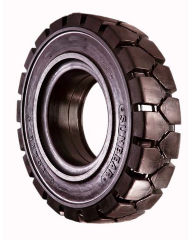 23x10-12 Opona Pełna Quick Czarna