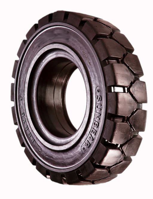 23x10-12 Opona Pełna Quick Czarna