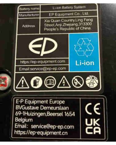 Bateria Li-on Linde MT15 Still ECH15 48V 20Ah