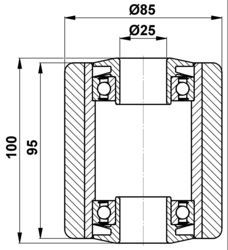 85x95/100-25 Rolka  27631390 STELLANA