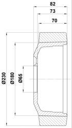 230x70/82-65 PT+ Koło Atlet/Lafis/Nissan 108987