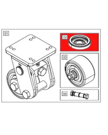 Łożysko podpory Toyota BT OSE250 BT 7542702