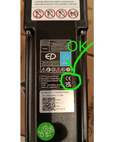 Bateria EPT12EZ Linde MT12 Still ECH12 20Ah 24V